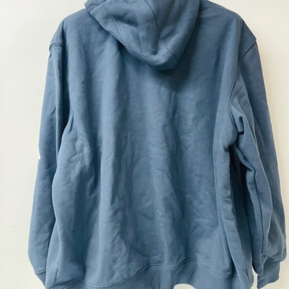 Carhartt Rain Defender Loose Fit Heavyweight Hoodie in New Navy, Size 3XL- NEW - Picture 3 of 4